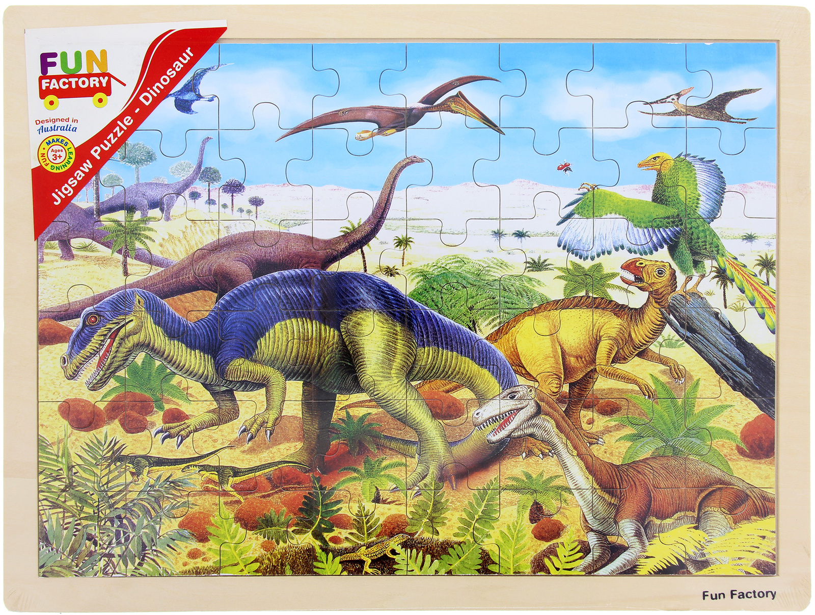Buy Fun Factory Dinosaur Jigsaw Puzzle at Mighty Ape NZ