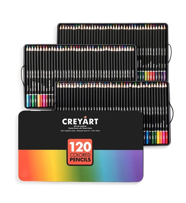 Buy 120Piece Coloured Pencils Set at Mighty Ape NZ
