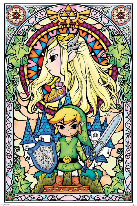 The Legend Of Zelda - Stained Glass Poster (532) image