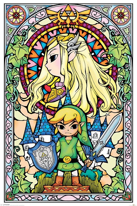 The Legend Of Zelda: Stained Glass Poster (532) image