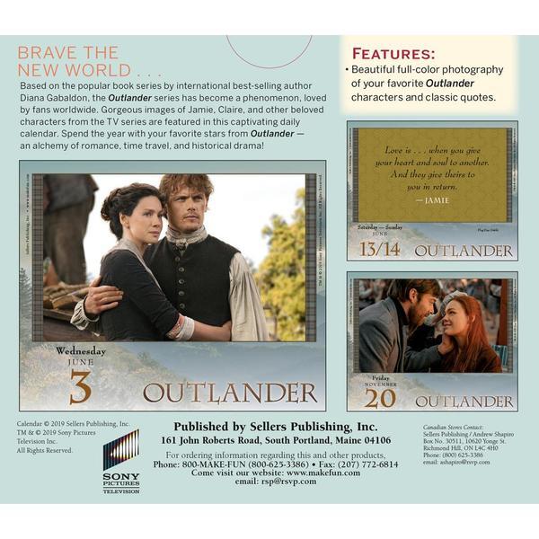 Outlander 2020 Boxed Calendar by Starz image