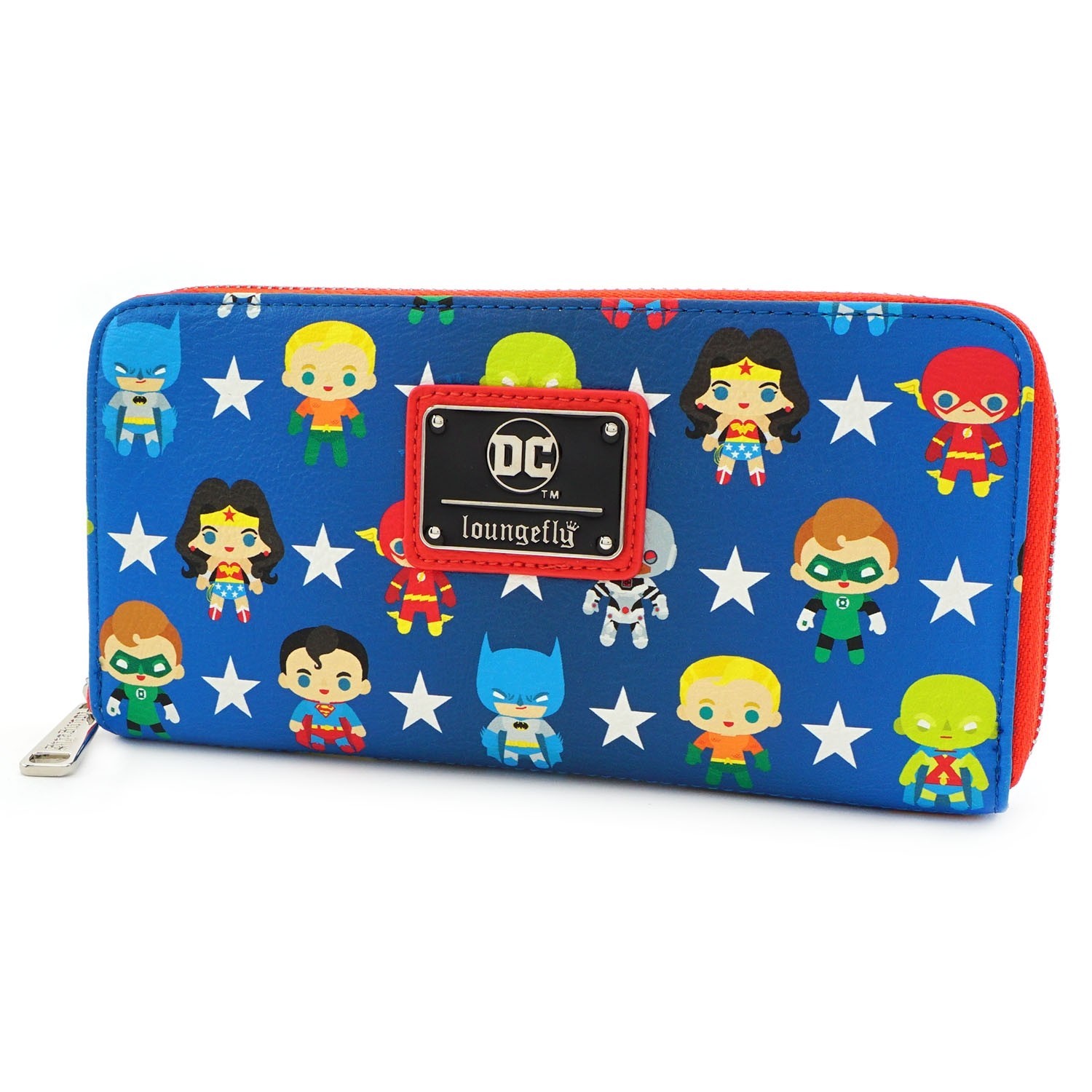 Loungefly: Justice League - Chibi Zip-Around Wallet