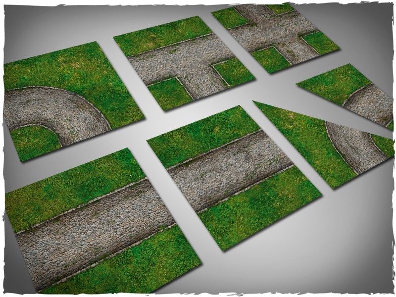 DeepCut Studios Cobblestone Road Neoprene Tiles Set image