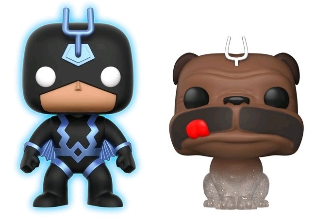 Inhumans - Black Bolt & Lockjaw (Glow/Phasing) Pop! Vinyl 2-Pack image