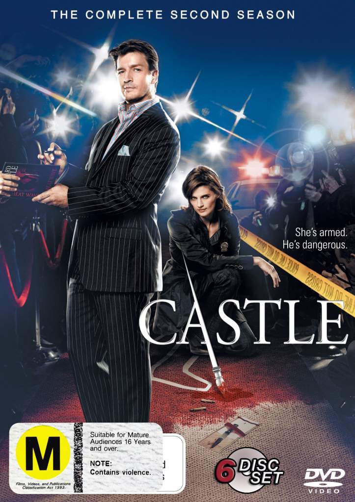 Castle - The Complete 2nd Season (6 Disc Set) on DVD image