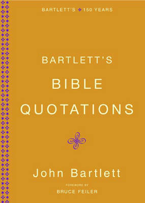 Bartlett's Bible Quotations on Hardback by John Bartlett