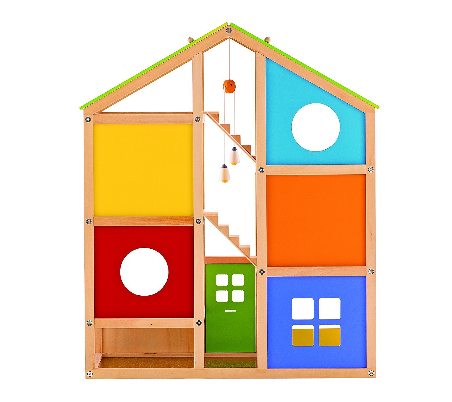 Hape: All Season Wooden Dolls House - Unfurnished