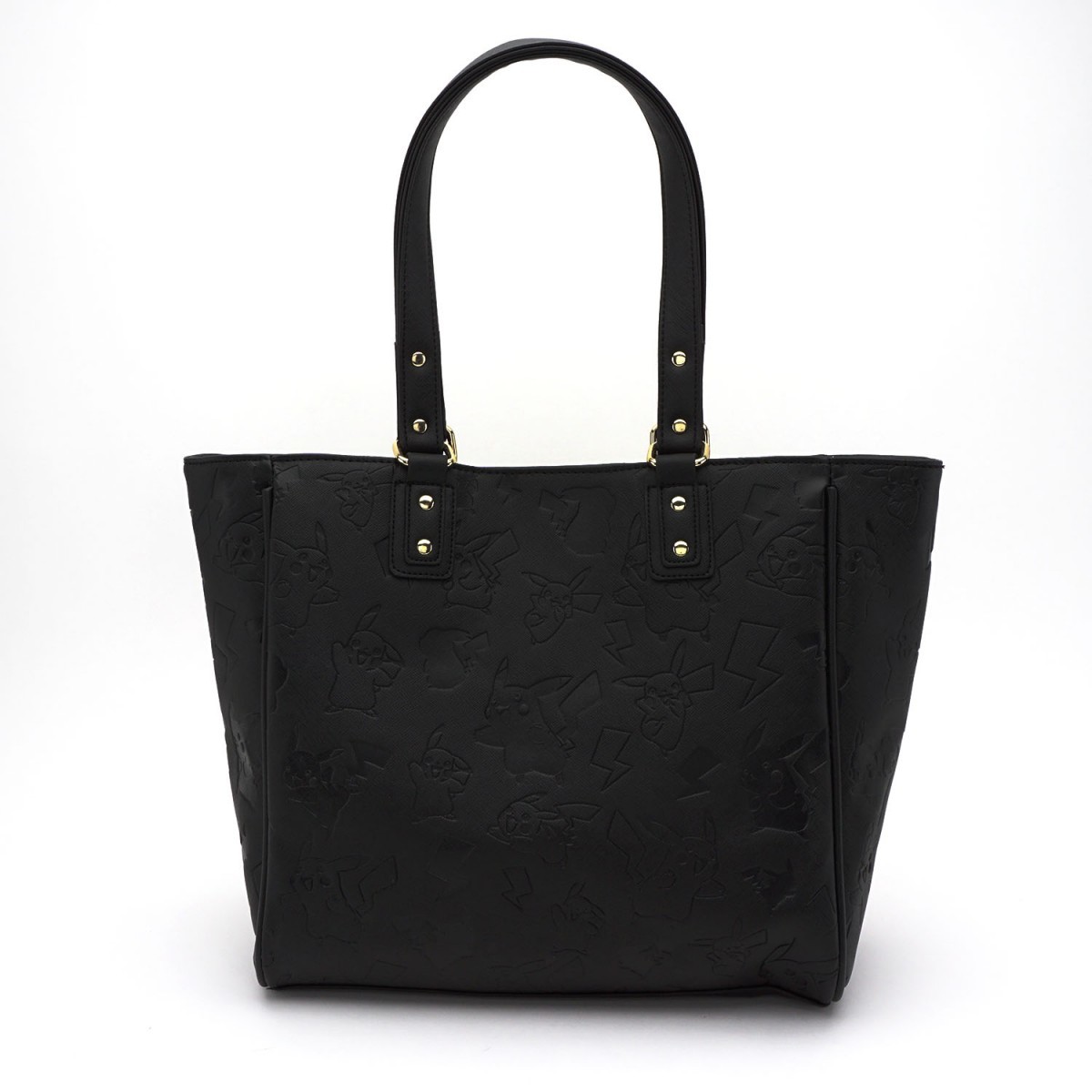 Loungefly Pokemon Pikachu Black Embossed Tote