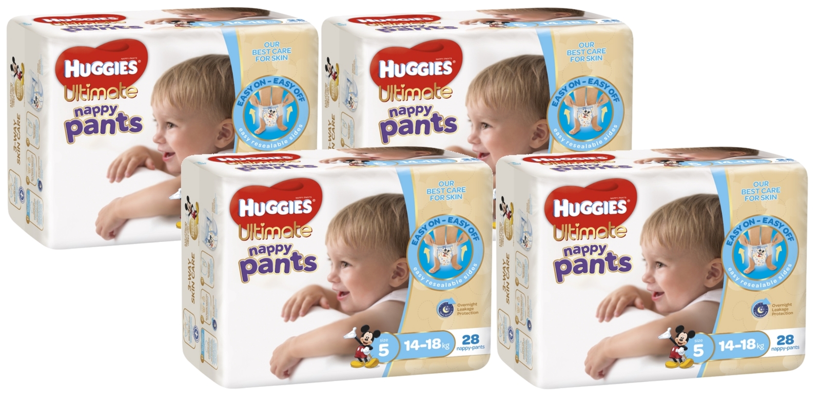 Huggies Ultimate Nappy Pants Bulk Shipper - Walker Boy 14-18kgs (28) image