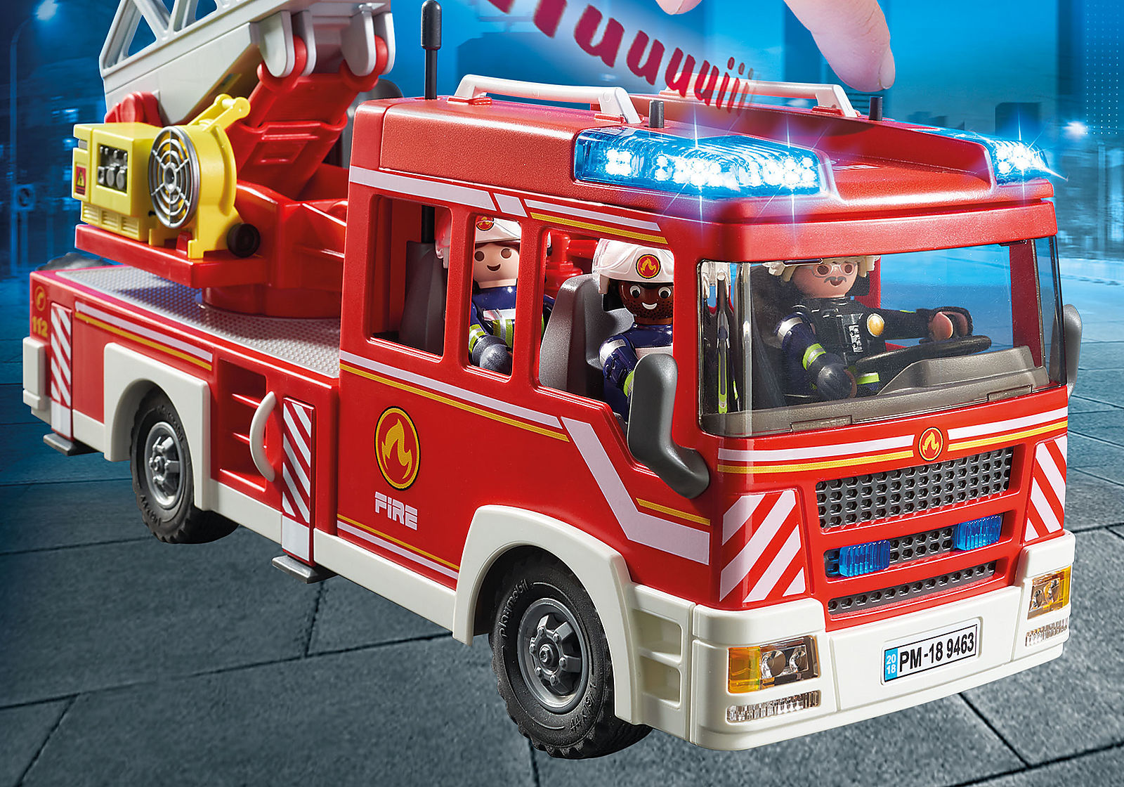 Playmobil - Fire Ladder Unit (9463) image