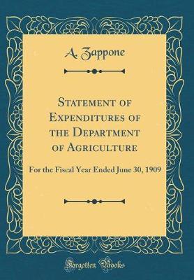 Statement of Expenditures of the Department of Agriculture by A Zappone image