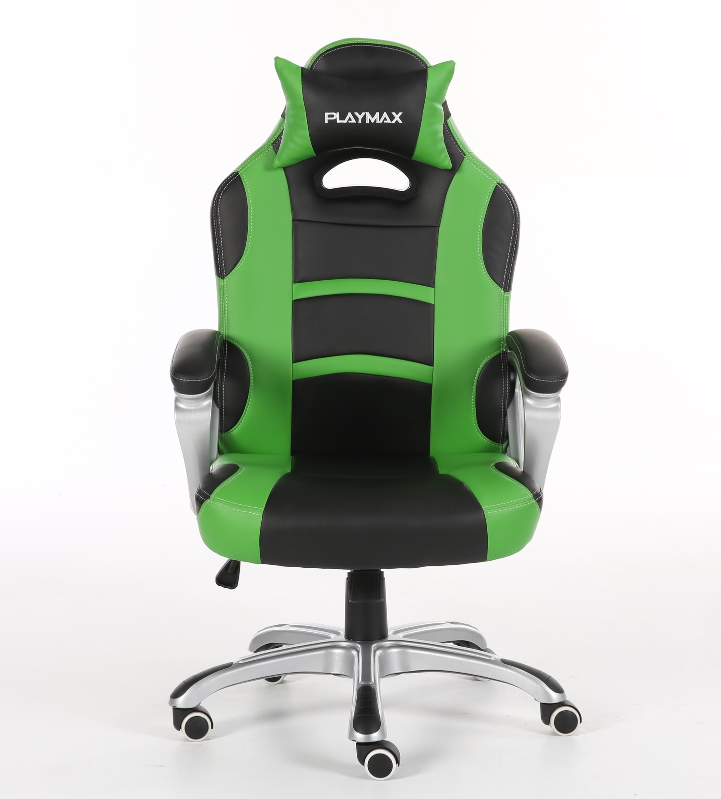 Playmax Gaming Chair Green and Black for image