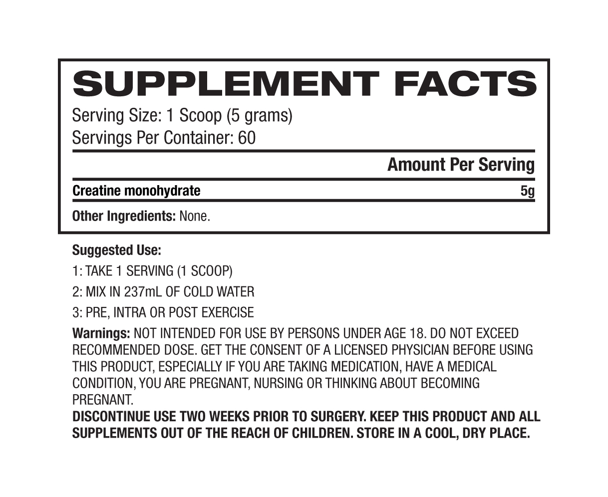 BPI: Micronized Creatine (60 Serve) image