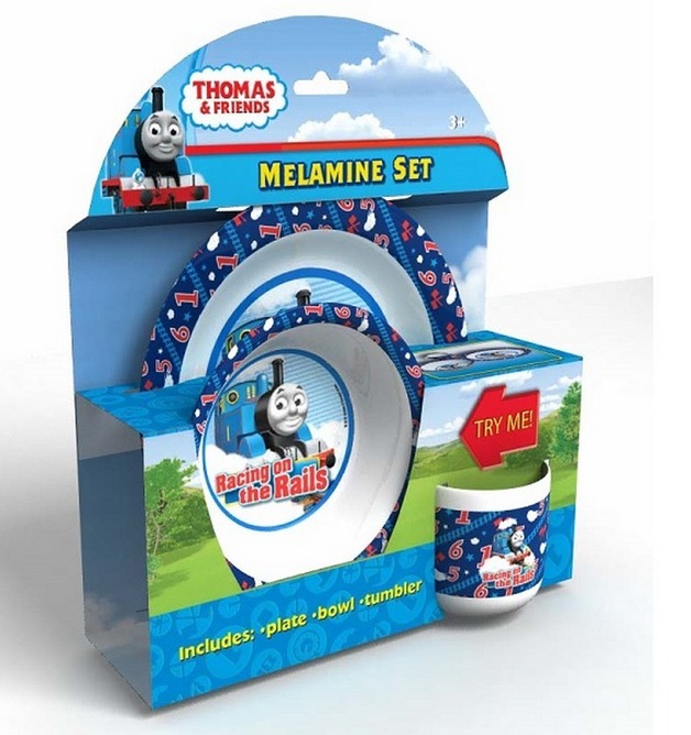thomas the tank engine plate set
