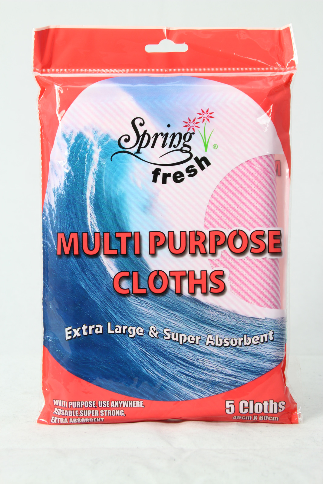 Spring Fresh MultiPurpose Cloth XL (5pk) at Mighty Ape Australia