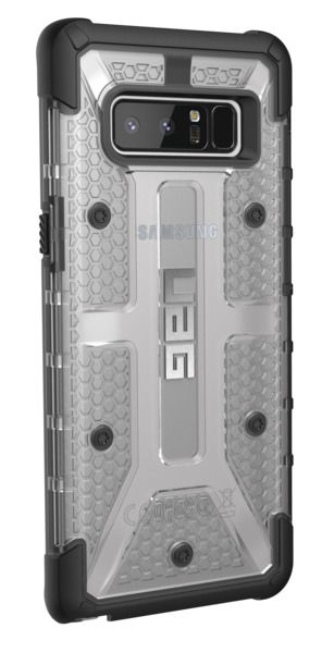 UAG Plasma Case for Galaxy Note 8 (Ice/Black)