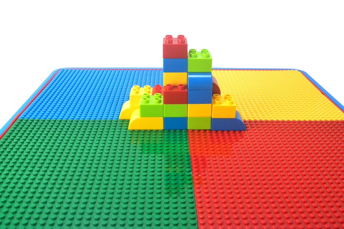 Kids Square 3-in-1 Activity Table With 2 Chairs (Primary) image