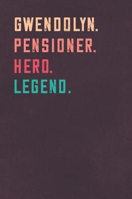 Gwendolyn. Pensioner. Hero. Legend. by Visufactum Notebooks image