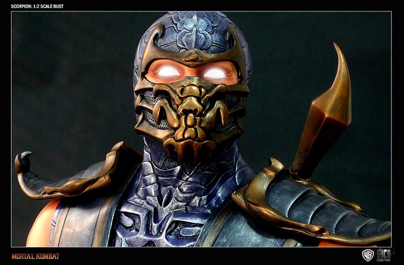 Mortal Kombat Scorpion 1/2 Resin Bust image