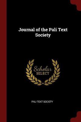 Journal of the Pali Text Society image