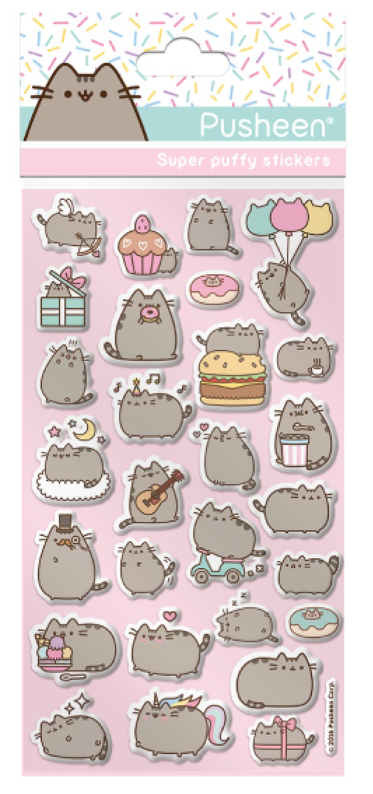Pusheen - Super Puffy Stickers image