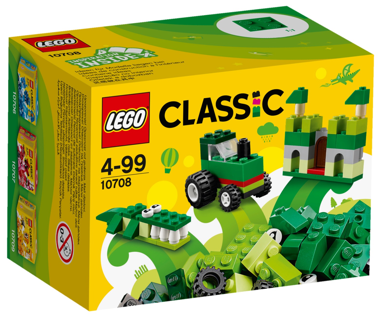 LEGO® Classic Green Creativity Box Building Set 10708 NEW Toys