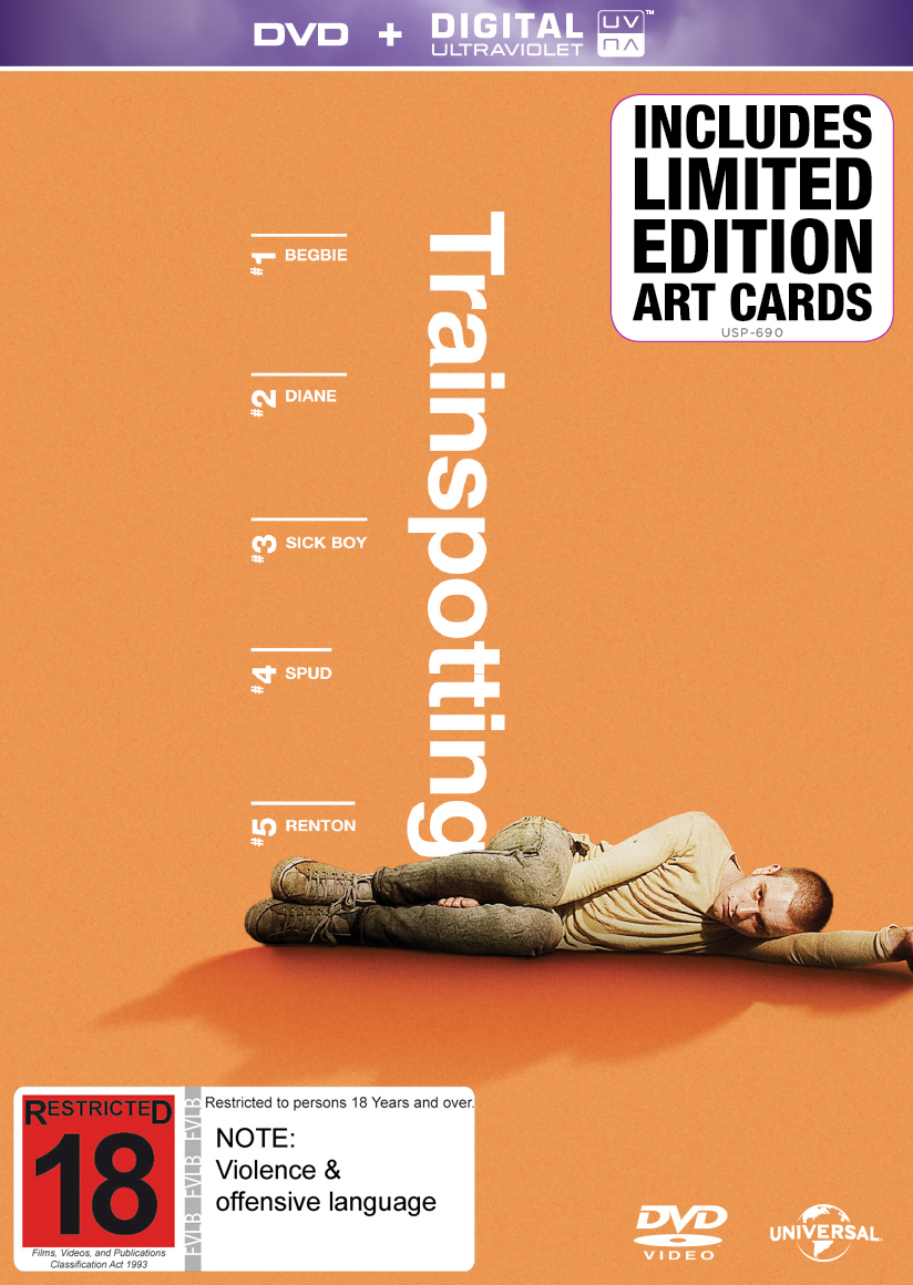 Trainspotting on DVD image