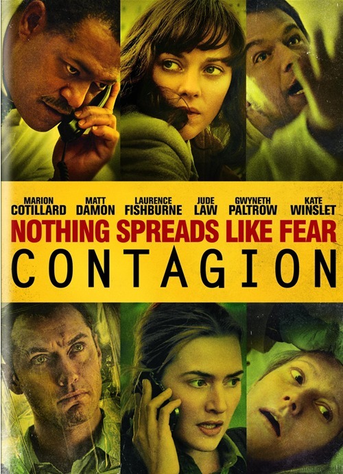 Contagion on DVD image