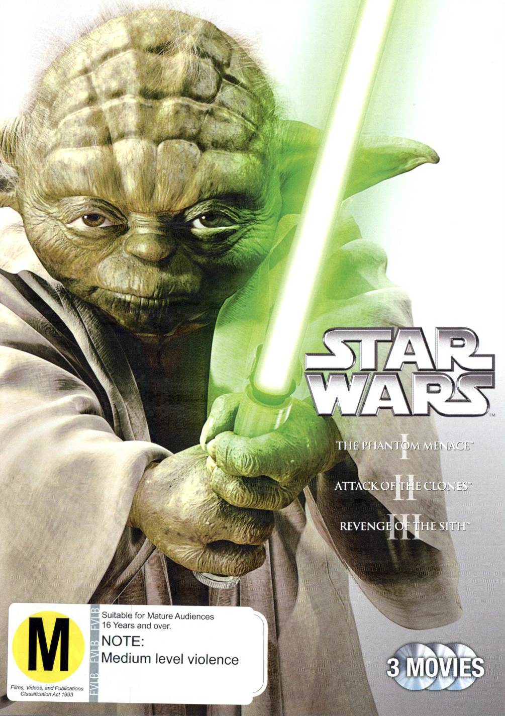 Star Wars I, II, III (Prequel Trilogy) on DVD image