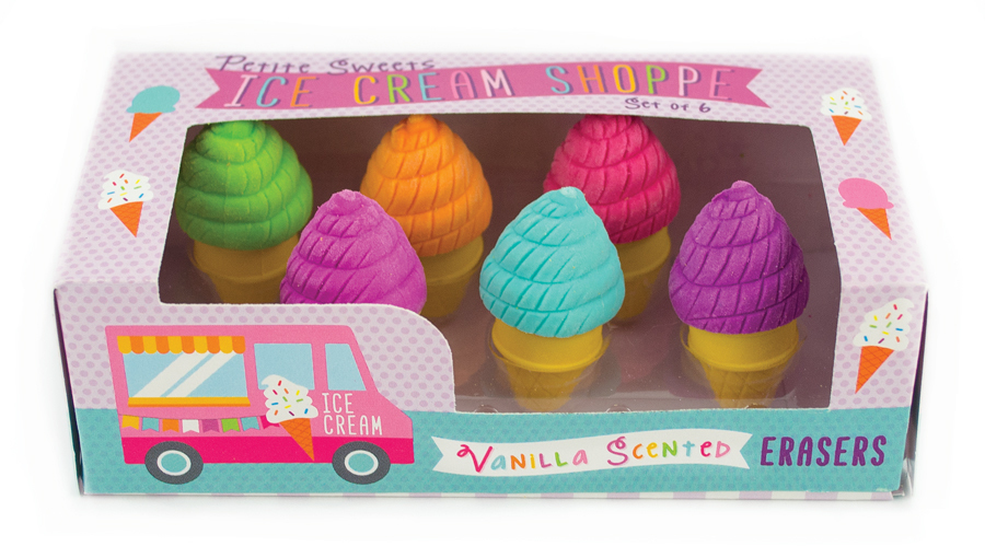 Ooly: Ice Cream - Erasers Set