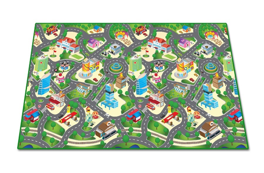 Rollmatz: Large Playmat - City Map