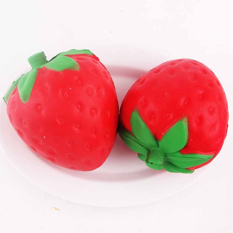 Strawberry Squishie Toy (11.5cm) image