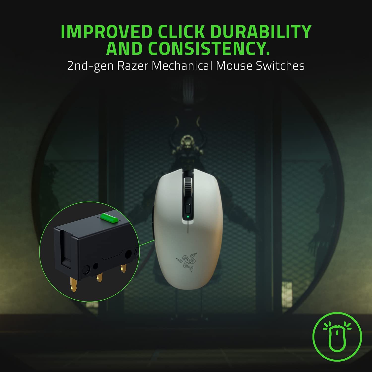 Razer Orochi V2 Mobile Wireless Gaming Mouse (White) for PC image