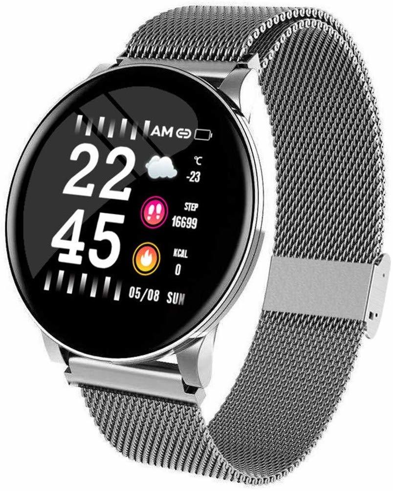 Ape Basics: Smart Watch Heart Rate Monitor- Silver