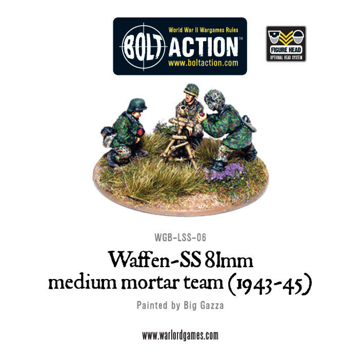 German Army - Waffen-SS 81mm Medium Mortar Team image