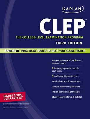 Kaplan CLEP: The College-level Examination Program on Paperback by Anaxos Inc.