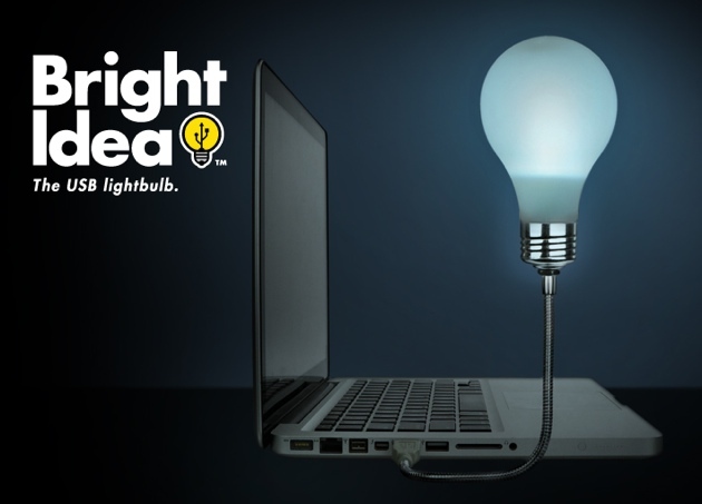 Bright Idea USB Lightbulb - by Mustard