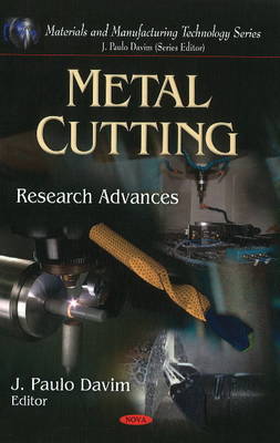 Metal Cutting on Hardback by J.Paulo Davim