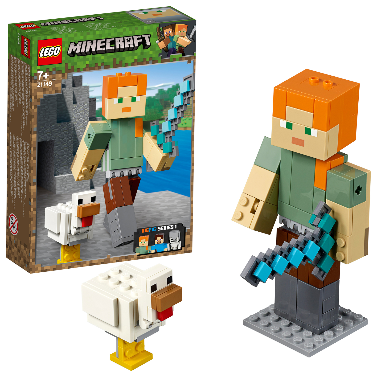 LEGO Minecraft - Alex BigFig with Chicken (21149)