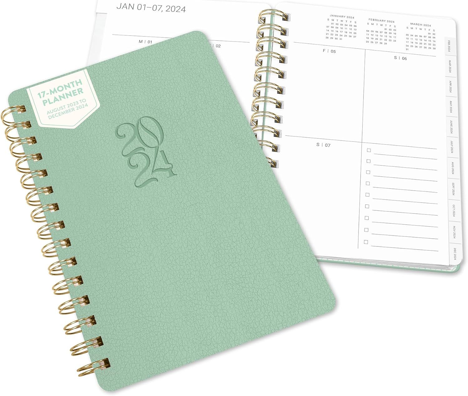 Buy Orange Circle Studio Agatha Planner 2024 Pistachio at Mighty Ape NZ