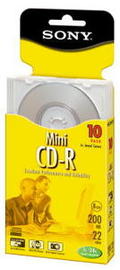 Sony CD-R Mini Recordable Discs 200MB 10 Pack Sony CD-R Mini Recordable Discs 200MB 10 Pack