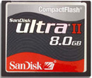 SanDisk Memory Stick Ultra II Compact Flash 8GB