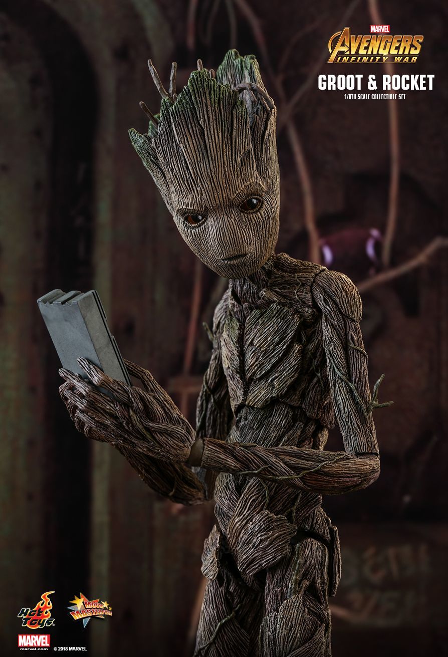 Avengers Infinity War: Groot & Rocket - 12" Articulated Figure Set image