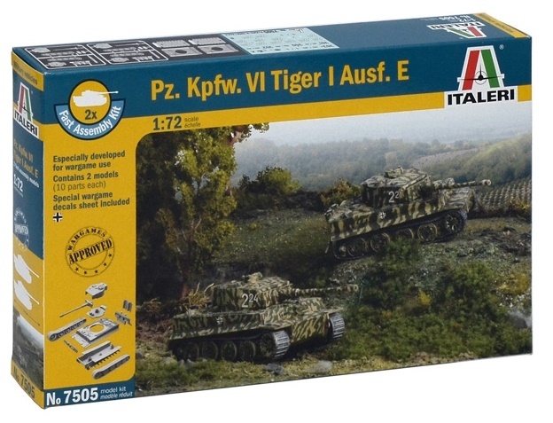 Italeri: 1/72 Pz. Kpfw. VI Tiger - Fast Assembly Kit image