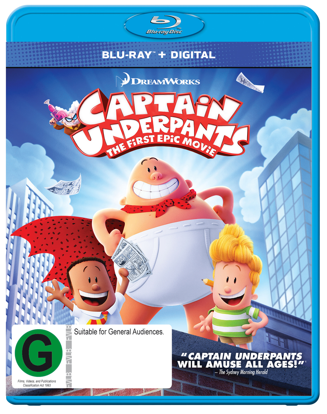 Captain Underpants | Blu-ray | Buy Now | at Mighty Ape NZ