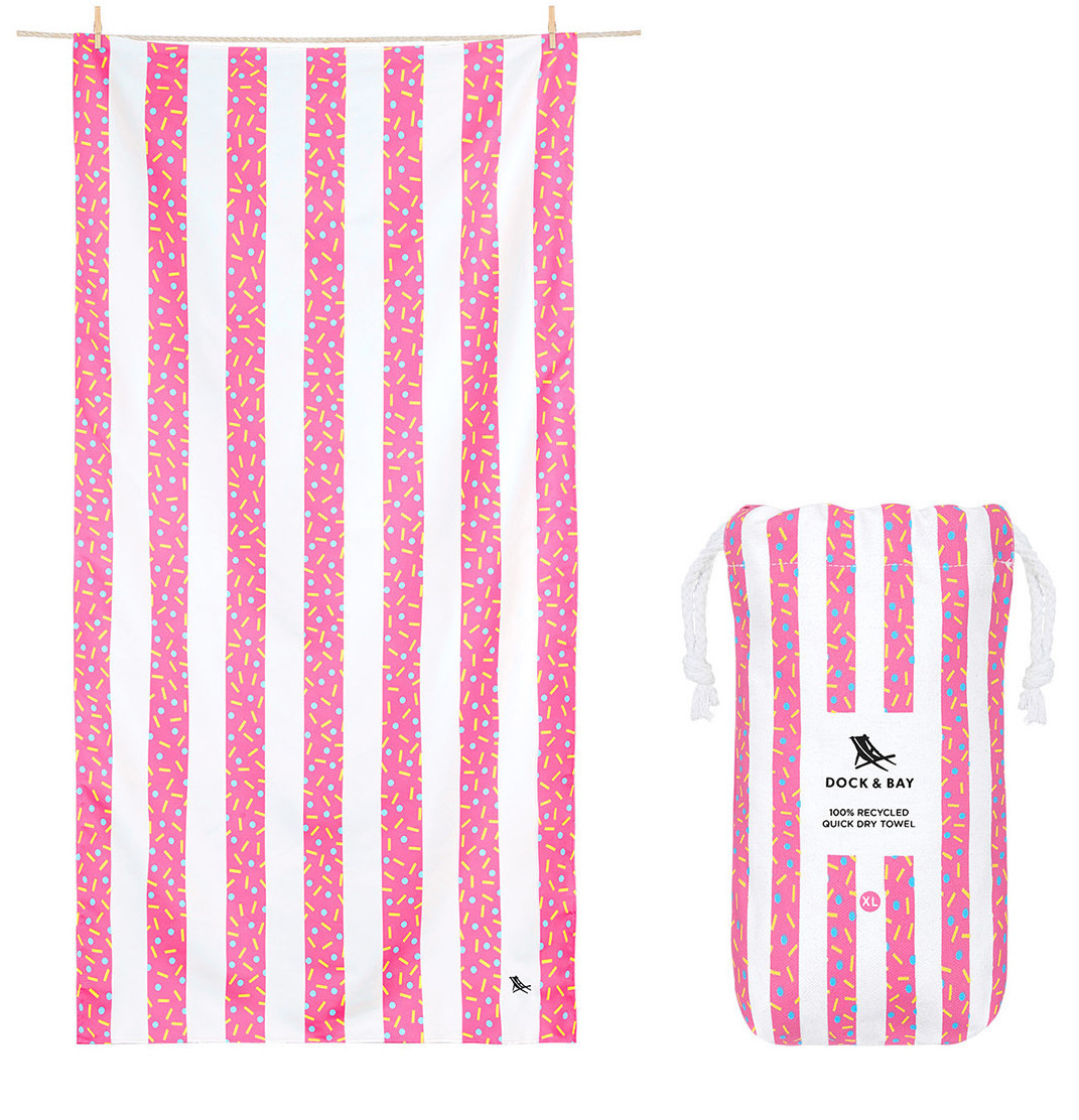 Dock & Bay Beach Towel Celebrations Collection Xl 100 Recycled