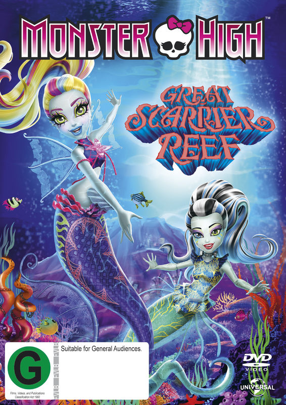 Monster High: Great Scarrier Reef on DVD