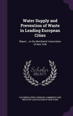 Water Supply and Prevention of Waste in Leading European Cities by Columbus Oren Johnson image