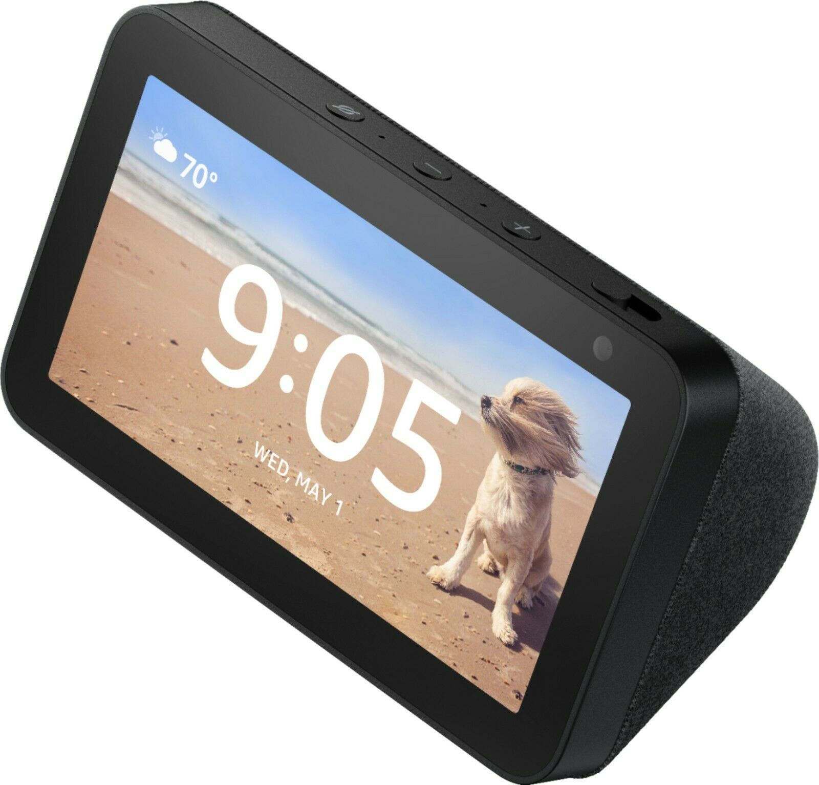 Amazon - Echo Show (5th Gen) Smart Display with Alexa - Charcoal