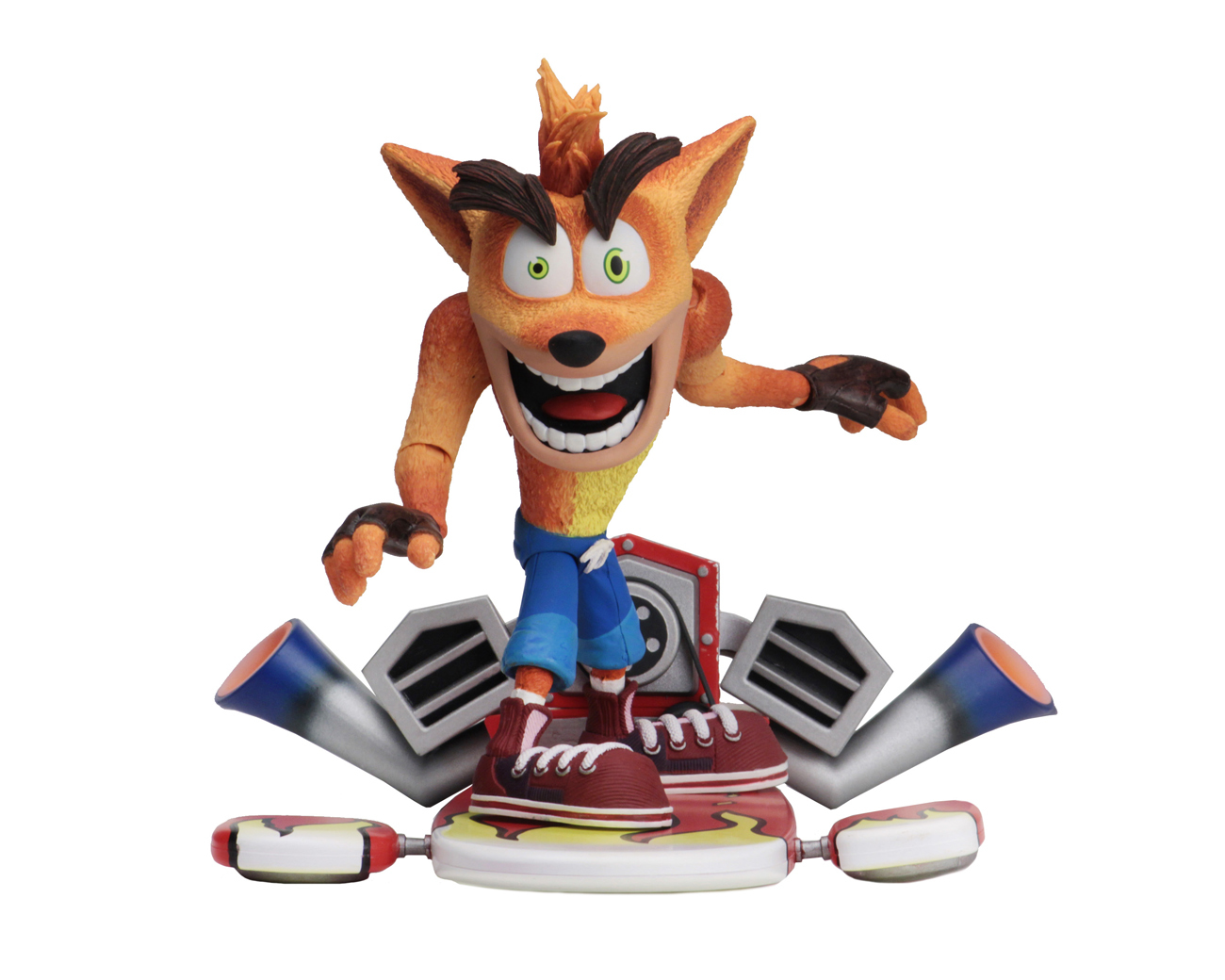 Crash Bandicoot: Hoverboard Crash - 7" Deluxe Action Figure image